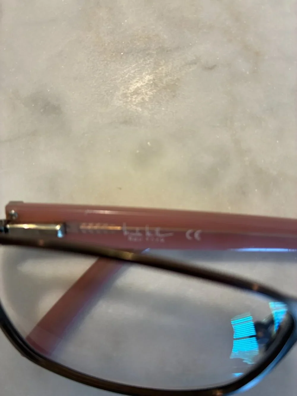 Nicole Miller New York Amsterdam Brown/Pink Authentic Eyeglasses Frames 53-15